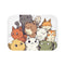 "Wildlife Wonderland Doodle Bath Mat"