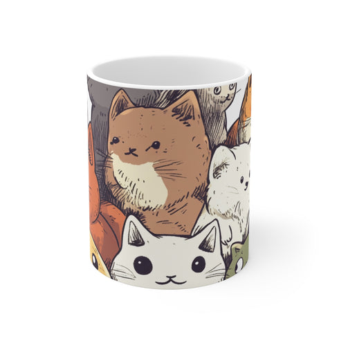 "Wildlife Wonderland Doodle Coffee Mug"