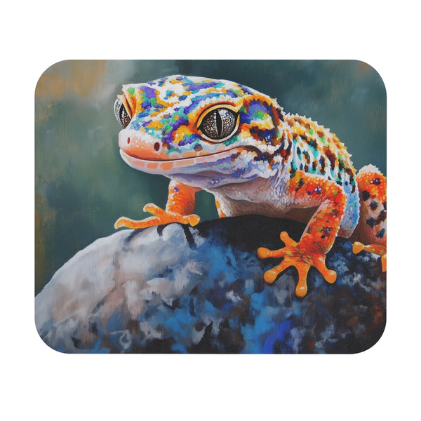 Wildly Adorable Leopard Gecko Mouse Pad