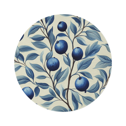 "Willow Bough Round Rug: Chao"