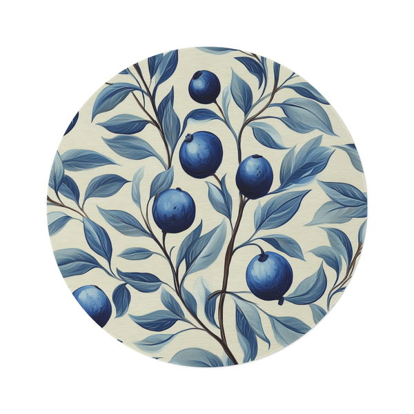 "Willow Bough Round Rug: Chao"