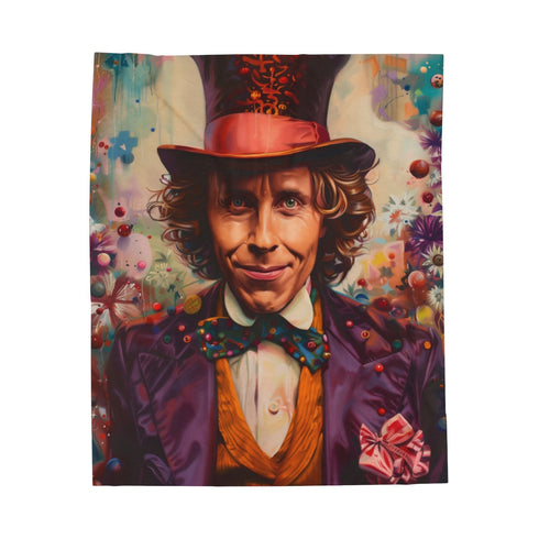 Willy Wonka Plush Blanket: Pure Imagination