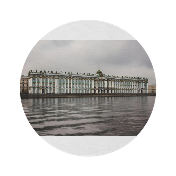 "Winter Palace Inspired Round Rug"