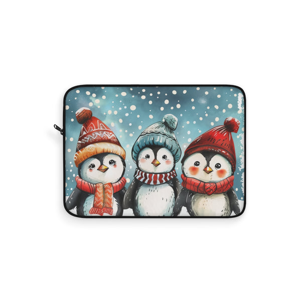 "Winter Penguins Laptop Sleeve"