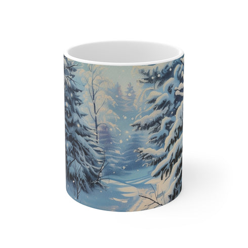 "Winter Wonderland Artistic Coffee Mug"
