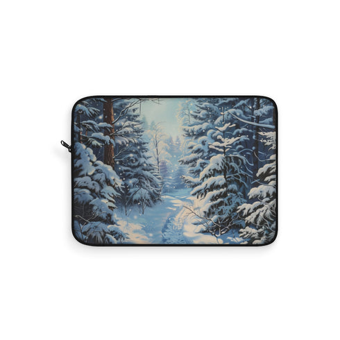 "Winter Wonderland Laptop Sleeve: Chic Protection"