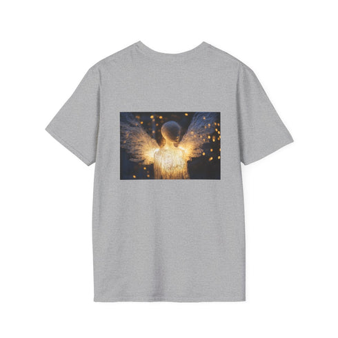 Wired Winged Angel T-Shirt Design