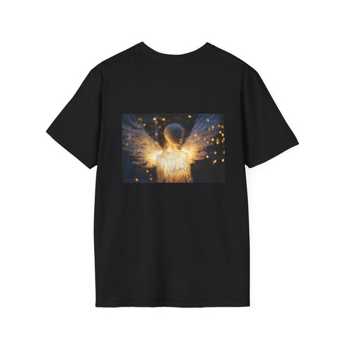 Wired Winged Angel T-Shirt Design