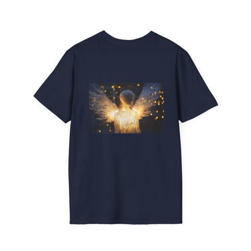 Wired Winged Angel T-Shirt Design