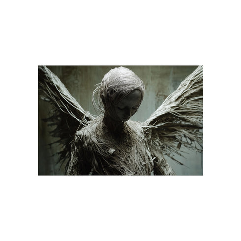 "Wired Wings Angel Art Poster"
