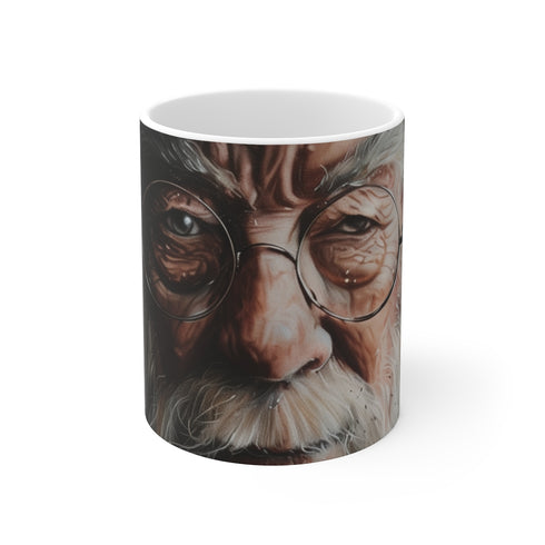 "Wizardly Dumbledore Painted Coffee Mug"