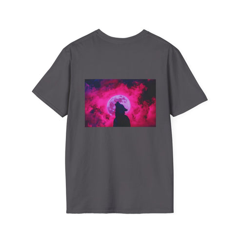 Wolf Howling Neon Moon T-Shirt