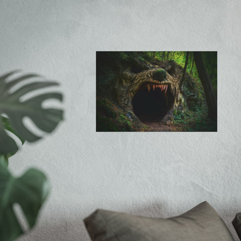 Wolf Mouth Cave Jungle Poster