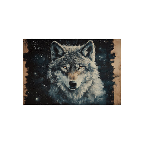 Wolf Under Starry Night Fur