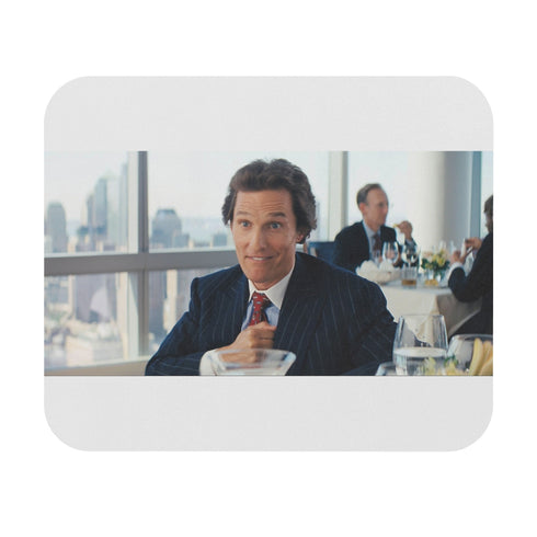 Wolf Wall Street Matt McConaughey Mouse Pad Channel Your Inner Wolf