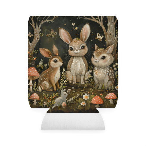 Woodland Creature Can Cooler Sleeve: Stay Cool in the Wild!