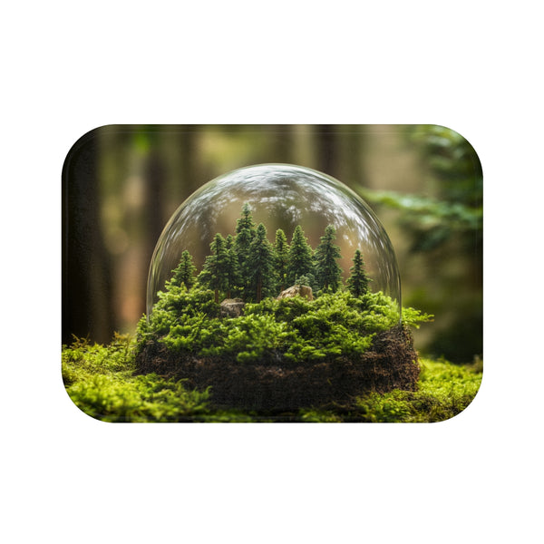 "Woodland Garden Inspired Bath Mat"