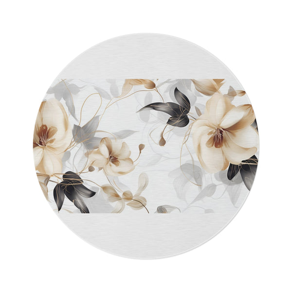 "Xray Botanical Bliss Round Rug"
