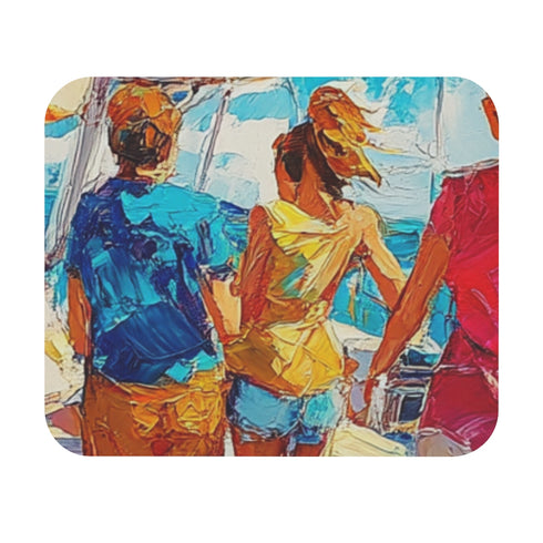 Yacht Party Fun Mouse Pad
