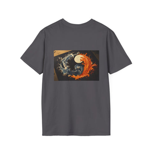 Yin Yang Waves Fire T-Shirt