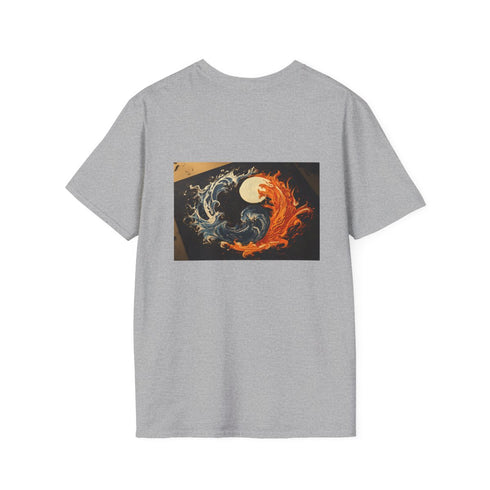 Yin Yang Waves Fire T-Shirt