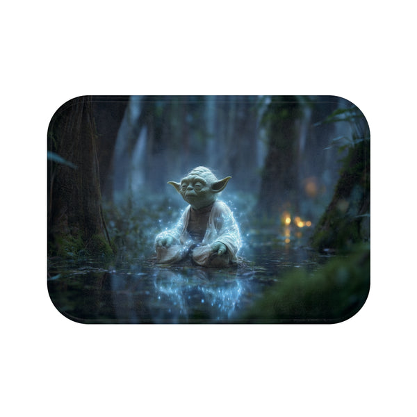 "Yoda Meditating Bath Mat Glow"