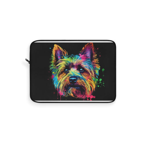 "Yorkshire Terrier Laptop Sleeve: Perfectly Posh Protection"