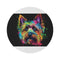 "Yorkshire Terrier Round Rug: Cozy and Adorable!"