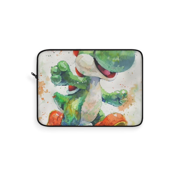 "Yoshi-Inspired Laptop Sleeve: Protect Your Tech in Style!"