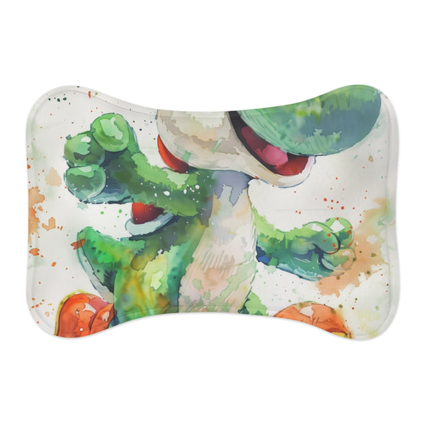 "Yoshi-themed Pet Mat: Level Up Your Furry Friend's Playtime!"
