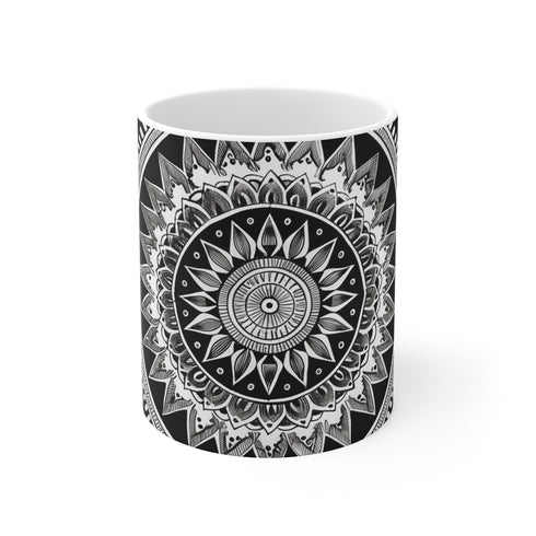 "Zen Mandala Coffee Mug: Find Inner Peace"