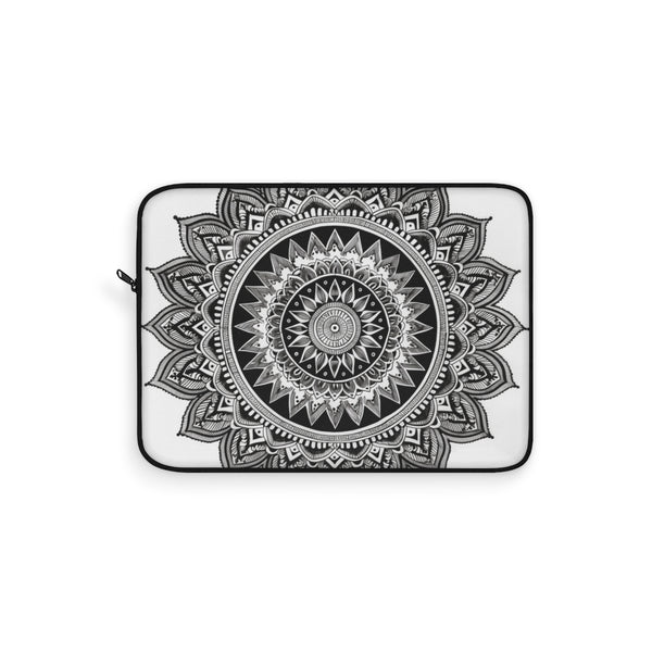 "Zen Mandala Laptop Sleeve: Protect and Find Peace"