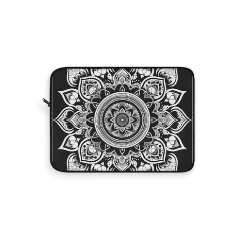 "Zen Mandala Laptop Sleeve: Serenity in Style"