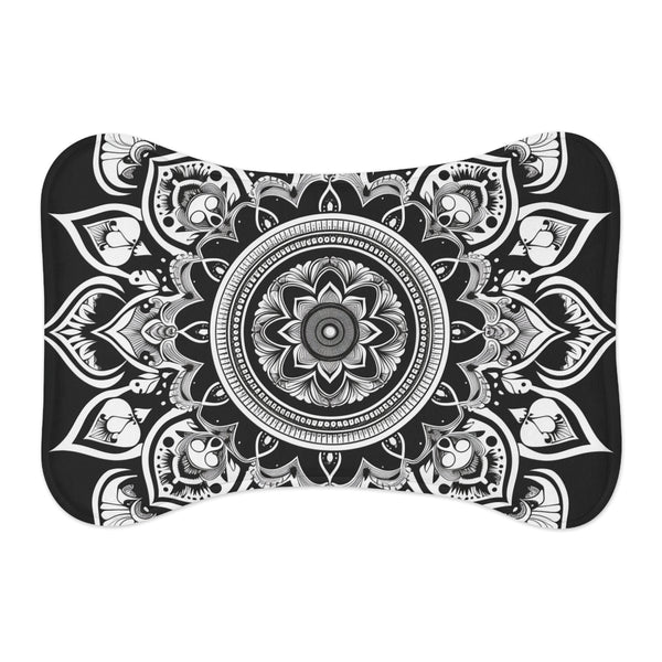 "Zen Mandala Pet Mat: Serene Comfort for Your Furry Friend"