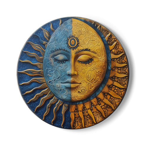"Zen Mandala Sun Coaster Set"