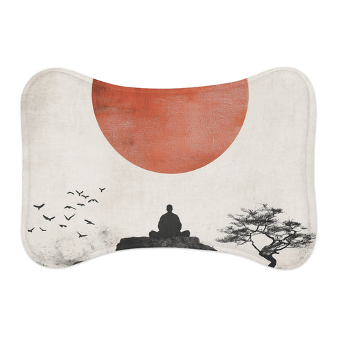 "Zen Paws: Minimalistic Pet Mat"