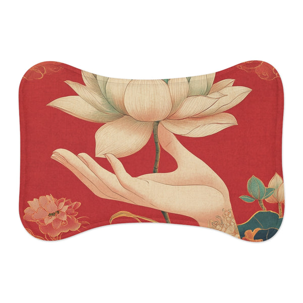 "Zen Paws Resting Mat: Oriental-Inspired Comfort"