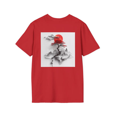 Zen Peaks Tee: Japanese-inspired Nature