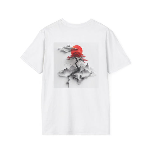 Zen Peaks Tee: Japanese-inspired Nature