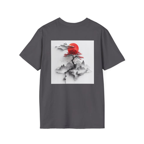 Zen Peaks Tee: Japanese-inspired Nature