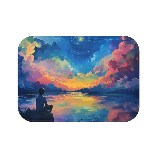 "Zen Zone Bath Mat: Find Your Calm"