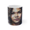 "Zendaya Watercolor Coffee Mug: Bold and Beautiful"