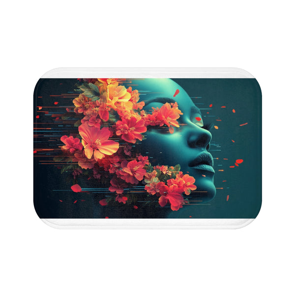 "Zenith Fragmented Bath Mat: Experience Sublime Comfort"