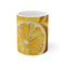 "Zesty Lemon Mug: Sip Sunshine"