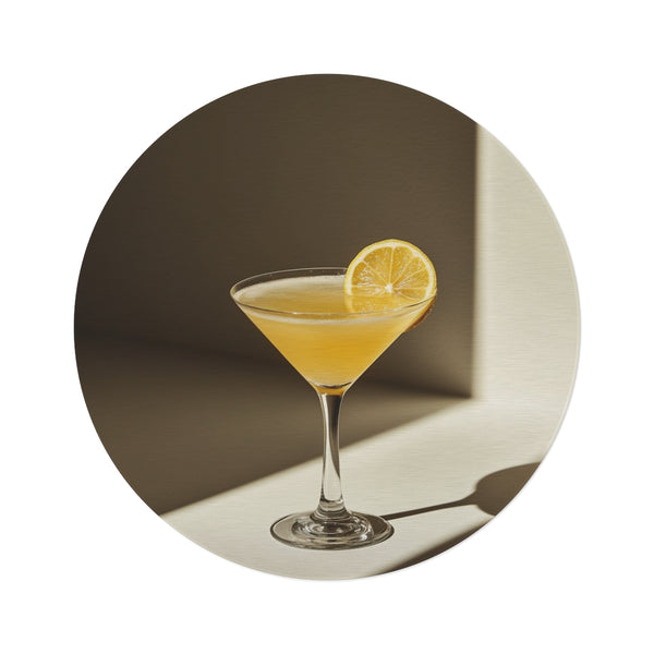 "Zesty Lemon Slice Round Rug"