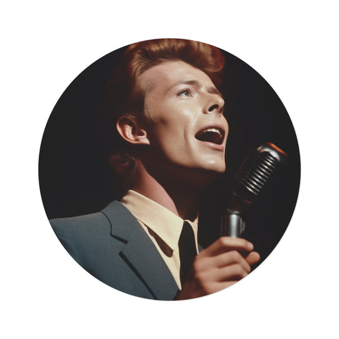 "Ziggy Stardust Round Rug"