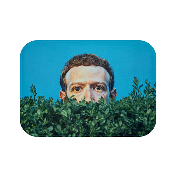 "Zuckerberg's Surprise Bush Bath Mat"