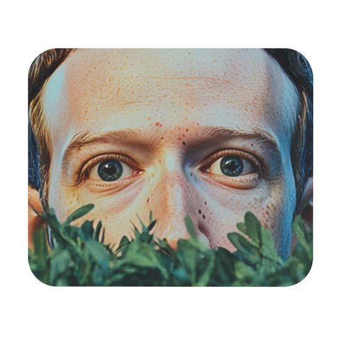 Zucks Blue Bush Peek Mousepad