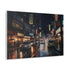 Dark Slate Gray Tokyo Twilight: Electric Nights and Vibrant Cityscapes - Canvas Print