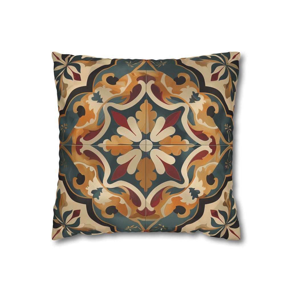 Artisan Tiles Faux Suede Square Cushion Cover - Velvet vs Faux Suede Cushion Covers UK Comparison